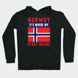 Norway It's Where My Story Begins Hoodie